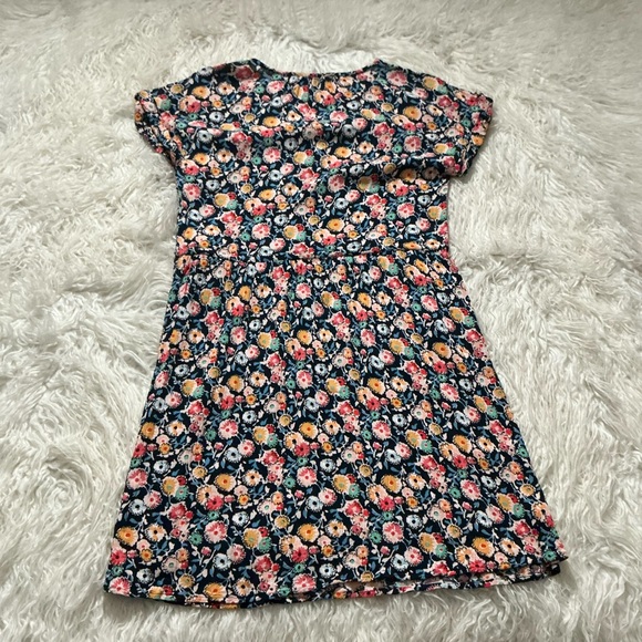 Loft Floral Sidetie Henley Mini Dress‎ - Picture 5 of 5
